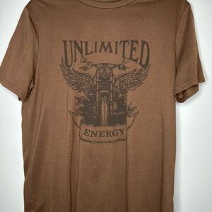 SHEIN Brown Graphic Tee